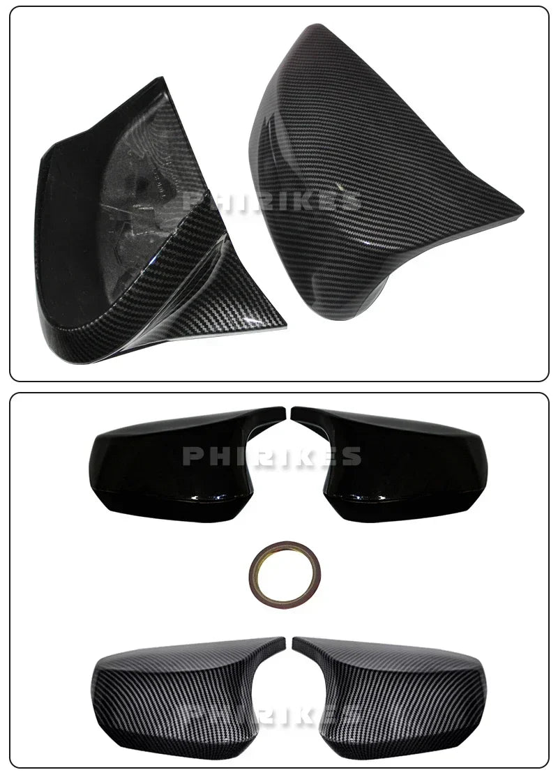 For Chevrolet Corvette C8 Z51 Z06 2020-2023 Car Rearview Side Mirror Cover Wing Cap Sticker Exterior Door Rear View Case Trim