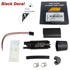 Brand New For AEM 50-1000 340LPH Electric High Flow Intank EFI Fuel Pump w/ Strainer & Install Kit For Walbro GSS342 50-1210