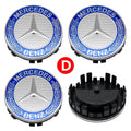 4Pcs 75MM for Mercedes Benz C E A B S Class GLE GLA GLB GLC GLS AMG W203 W204 W205 W176 W177 Floating Car Wheel Hub Center Caps