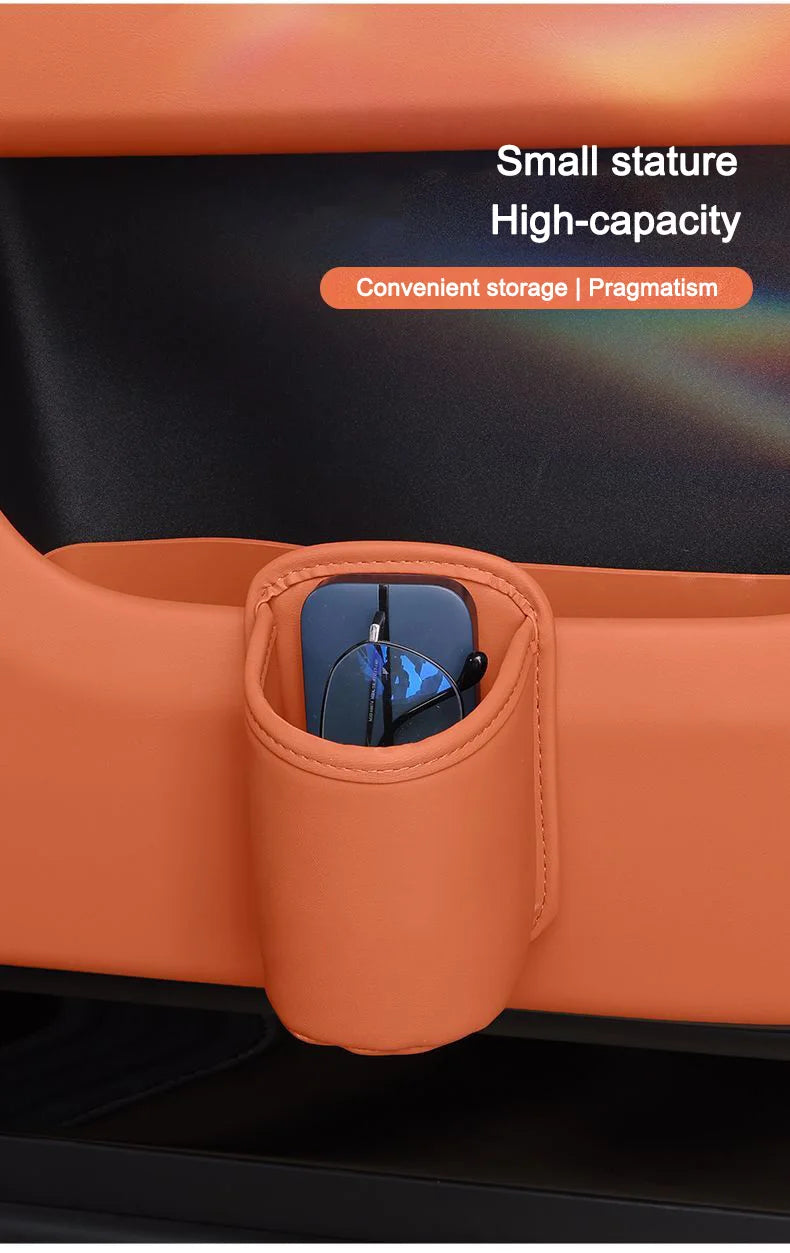 For Toyota Car Door Water Cup Holder Back Seat Drink Rack Leather Storage  Corolla Yaris Prius Camry Auris Avensis car sticker