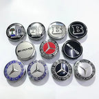 4PCS 75mm Metal Emblem Car Wheel Center Hub Cap Cover Badge For Mercedes Benz AMG GLK GLE GLC W203 W206 W220 W205 W211 W212 201