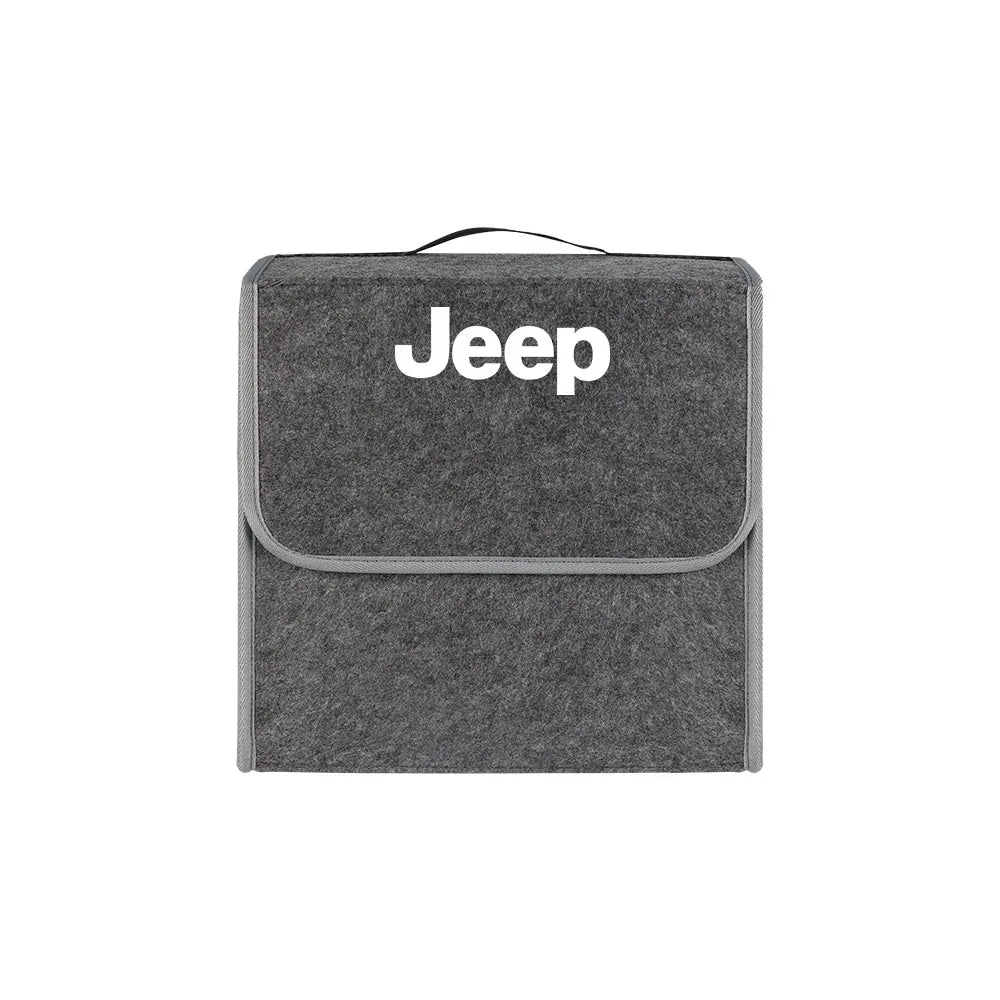 Car Trunk Organizer Box Large Capacity Folding Storage Bag Accessories For Jeep Wrangler Renegade Compass Gladiator Cherokee JL