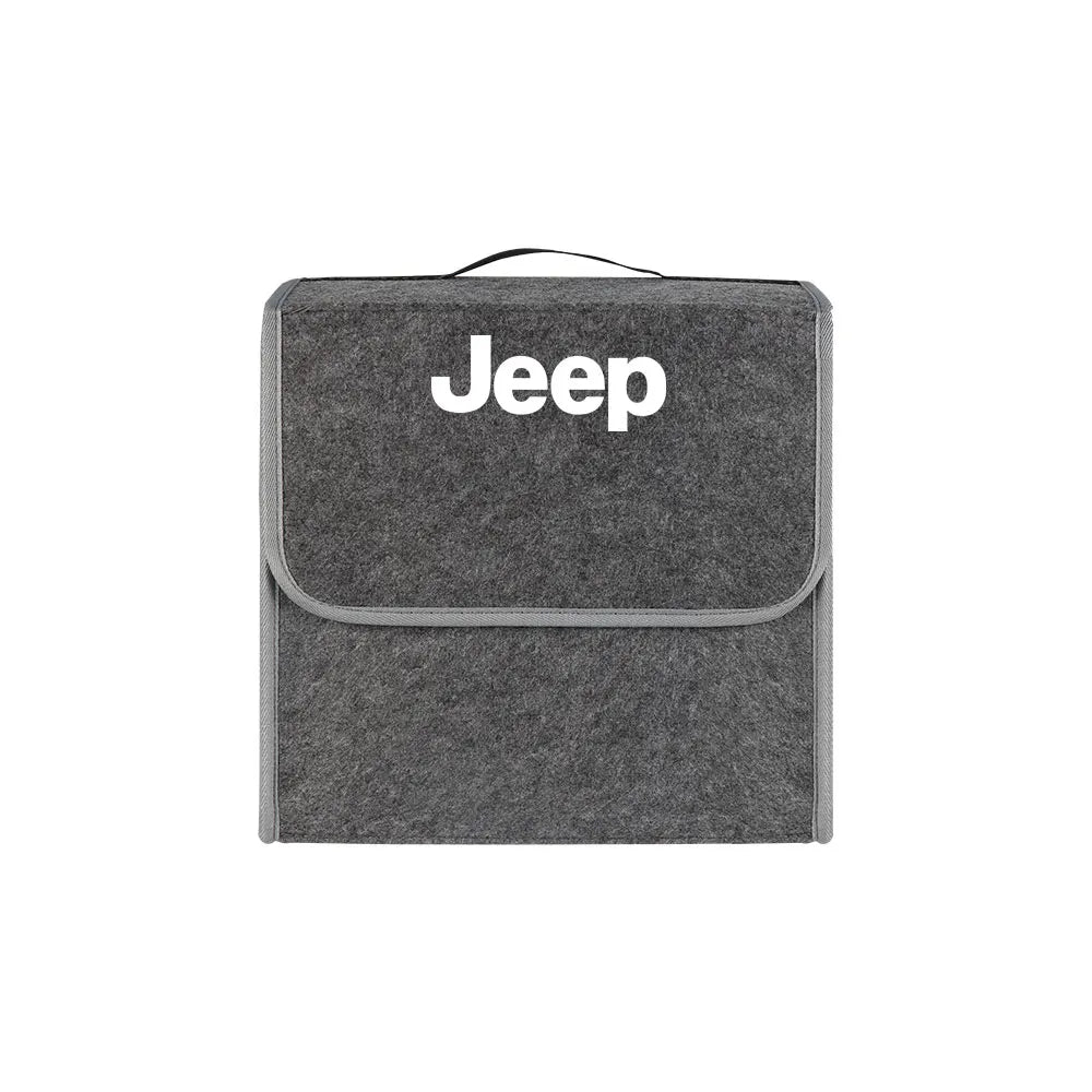 Car Trunk Organizer Box Large Capacity Folding Storage Bag Accessories For Jeep Wrangler Renegade Compass Gladiator Cherokee JL