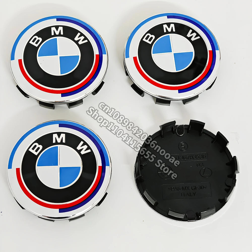4 Pcs 68mm 56mm Wheel Center Cap for BMW E90 E87 F30 F20 F10 E60 F01 F02 G20 G30 G38 G14 F22 X1 X3 X4 X5 X6 M1 M2 M3 M4 M5 M6 M8