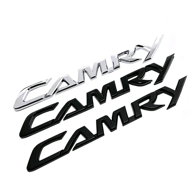 NEW ABS Car Body Trunk Emblem CAMRY Logo Sticker For Toyota CAMRY 2006-2018 Badge Auto Rear Letter Decal Exterior Accessories