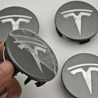 4Pcs 56mm ABS Tesla Wheel Center Hub Cap Emblem Logo Car Rims Cover Hubcap For Tesla Model 3 Y X S Original Badge Accessories