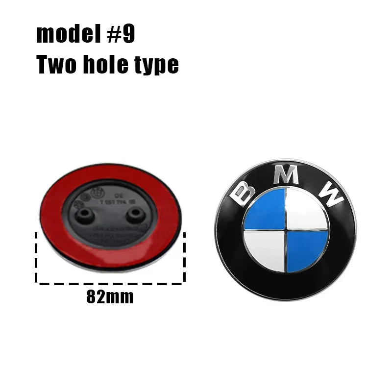 82mm 74mm car Front Hood Emblem rear boot trunk logo For BMW M G20 G32 G11 X3 X5 X4 X6 X7 G30 G12 F40 F30 X1 Accessories