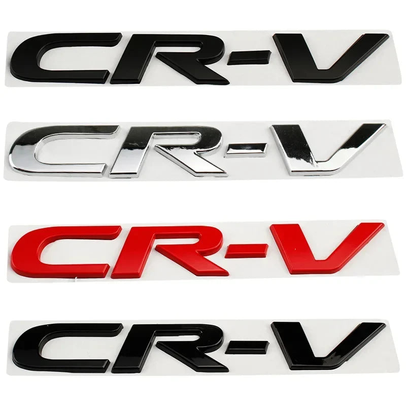 18.7cm Metal Car Stickers Side Fender Badge Styling for Honda CR-V Logo 2023 2017 2011 Rear Tailgate Emblem Decals Accessories