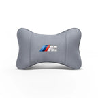Soft Suede Neck Pillow Comfort Car Headrest Interior Decor Accessories For BMW E90 G80 M3 G30 M5 F82 F83 F20 F21 G42 F95 F96 G06