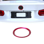 Creative Chrome Aluminum Car Front Rear Logo Surrounding Ring Stylish for BMW 82mm 74mm Emblem Hood Car Decoration Accessories