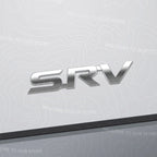Zinc Alloy For SRV Letter Logo RAV4 Prius Hilux Pick-Up Vigo Revo Prado C-HR Car Trunk 3D Metal Emblem Rear Body Badge Sticker