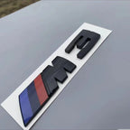 3D Emblem Car Fender Side Rear Trunk Badge M Logo Sticker Number Decal For BMW M1 M2 M3 M4 M5 M6 M7 Performance Auto Accessories
