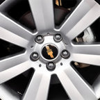 4PCS ABS Wheel Center Covers Hub Caps Badge for Chevrolet Malibu AVEO Corvette CRUZE EQUINOx IMPALA LACETTI TRAX ORLANDO Car Acc