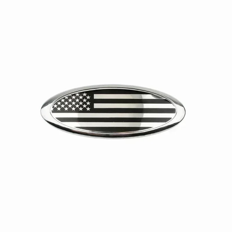 ABS Car Rear Trunk Sticker Front Hood Emblem for Ford Fusion Ranger Escape Fiesta Explorer Focus Bronco Mondeo Transit
