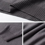 Korean Fashion Autumn Winter Sweaters Men Pullovers Fleece Turtleneck Knitted Sweatshirt Warm Bottoming Shirts