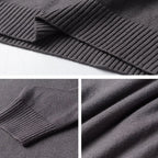 Korean Fashion Autumn Winter Sweaters Men Pullovers Fleece Turtleneck Knitted Sweatshirt Warm Bottoming Shirts