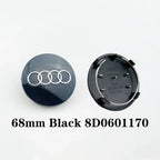 4Pcs Cap Hub Covers Badge Car Styling Wheel Center for Audi A1 A3 A4 A5 A6 A7 A8 Q1 Q2  Q3 Q5 Q7 S1 S3 S4 S6 Accessories
