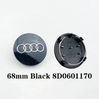 4Pcs Cap Hub Covers Badge Car Styling Wheel Center for Audi A1 A3 A4 A5 A6 A7 A8 Q1 Q2  Q3 Q5 Q7 S1 S3 S4 S6 Accessories