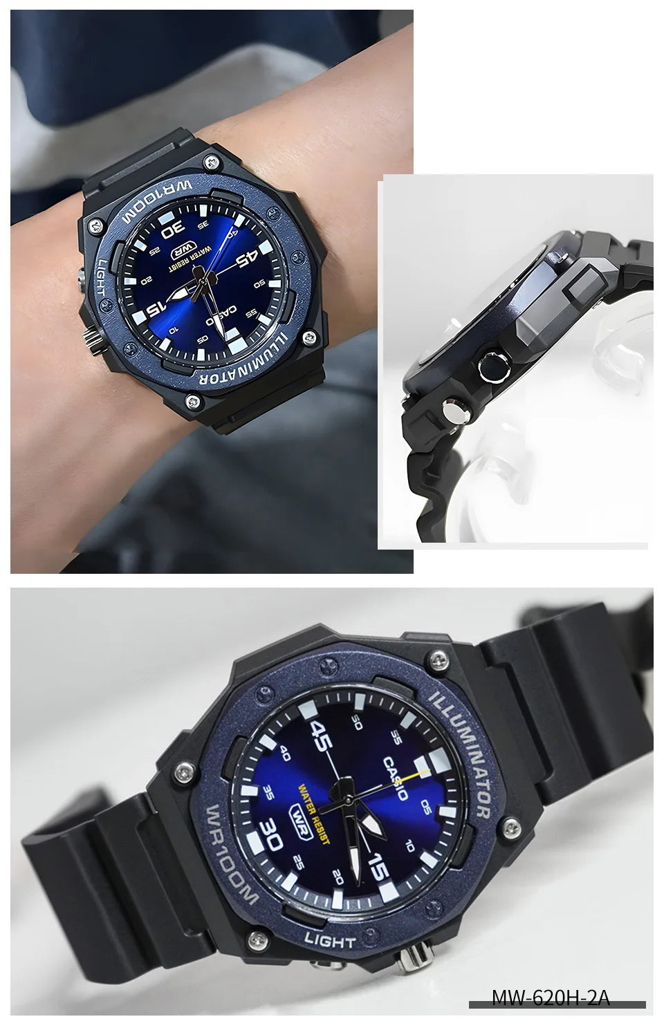 Casio watch for men 2025 New Model top set Waterproof quartz casual watch relogio masculino часы мужские наручные MW-620H series