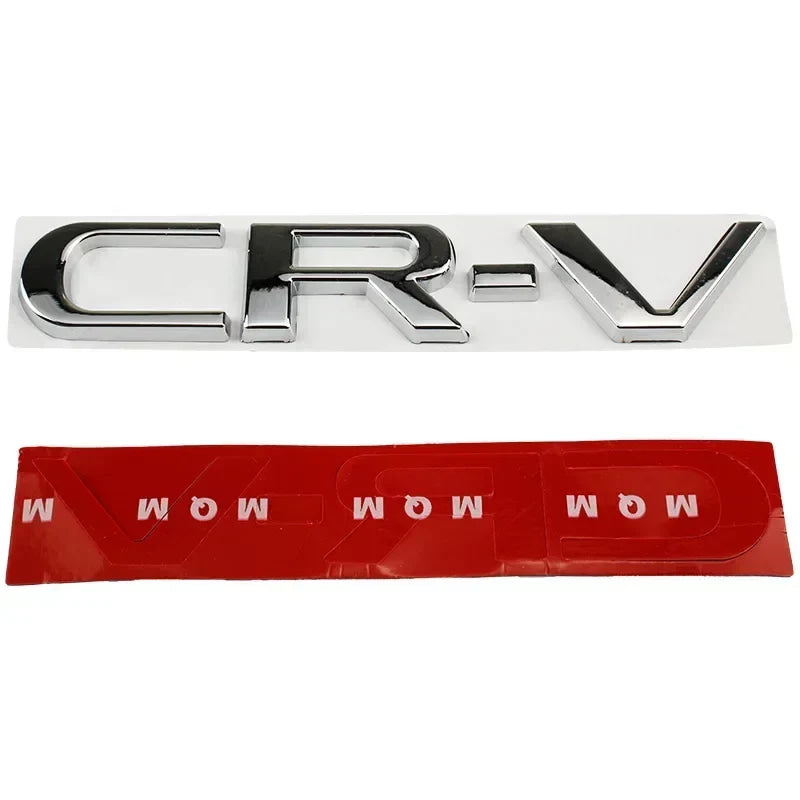 15.4cm Metal 3D Car Stickers Side Fender Badge Styling for Honda CRV Logo 2023 2024 Rear Trunk Emblem Decal Exterior Accessories