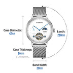Classic Men's Watches Tourbillon Multi-function Full Automatic Men Watch High end Male Steel Strap Waterproof Wrist watches