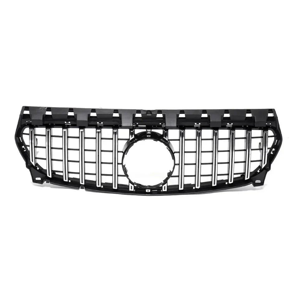 Chrome Silver AMG Style Front Bumper Grille For Mercedes Benz CLA-Class W117 2013-2019 CLA180 CLA200 CLA45 Front Grill Black
