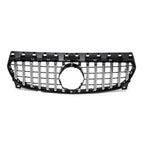 Chrome Silver AMG Style Front Bumper Grille For Mercedes Benz CLA-Class W117 2013-2019 CLA180 CLA200 CLA45 Front Grill Black