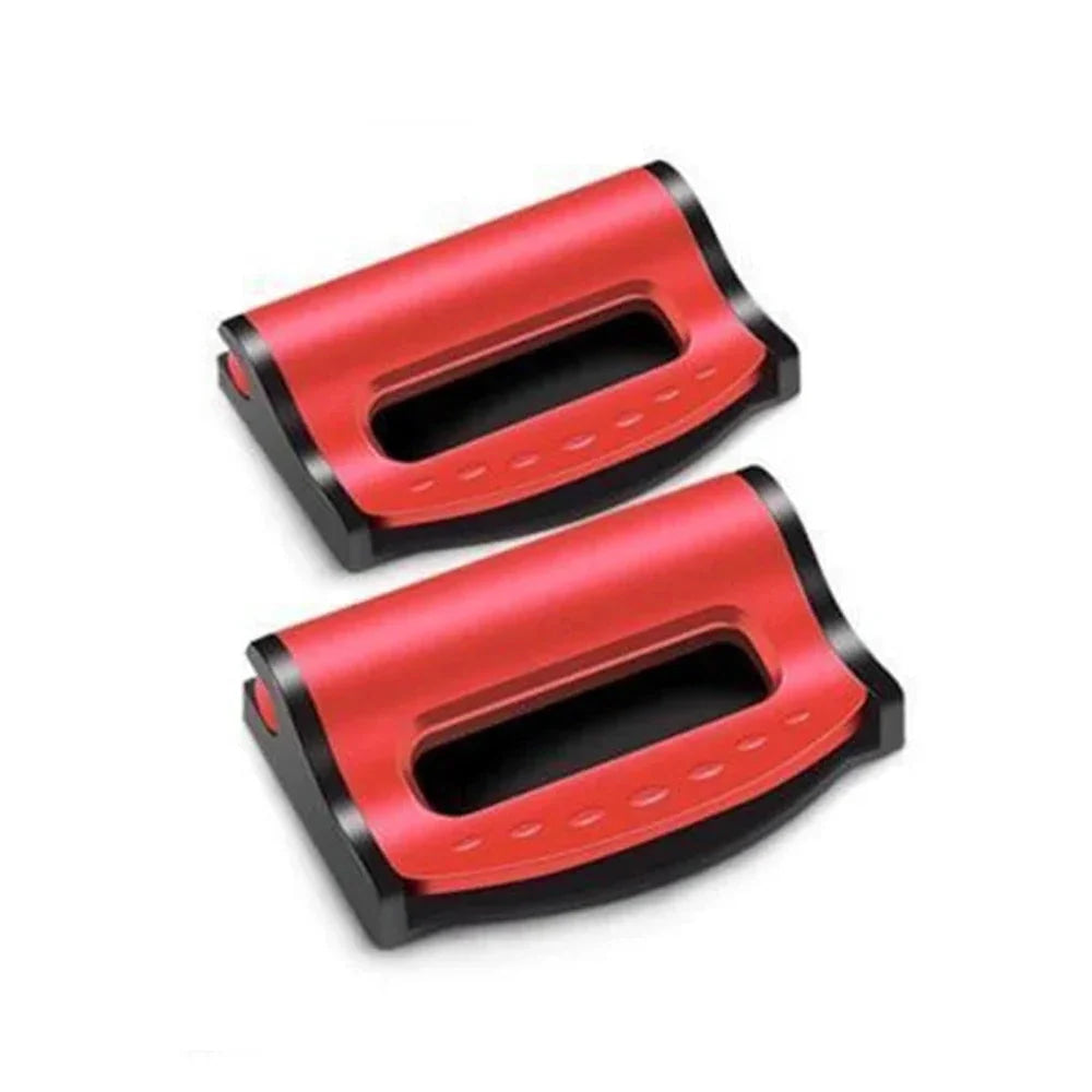 2pcs Car Seat Belt Buckle Clip Seatbelt Stopper Adjuster Clip To Relax Shoulder Neck Car Strap Clips