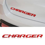1PC 3D ABS Car Letter Logo Sticker Tail Bumper Badge Auto Rear Trunk Emblem Decals Accessories For Dodge Charger Caliber Journey