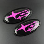 Acrylic Car Front Hood Logo Emblem Rear Trunk Badge Sticker for Subaru Impreza BRZ WRX STI Legacy Outback Ascent XV Accessories
