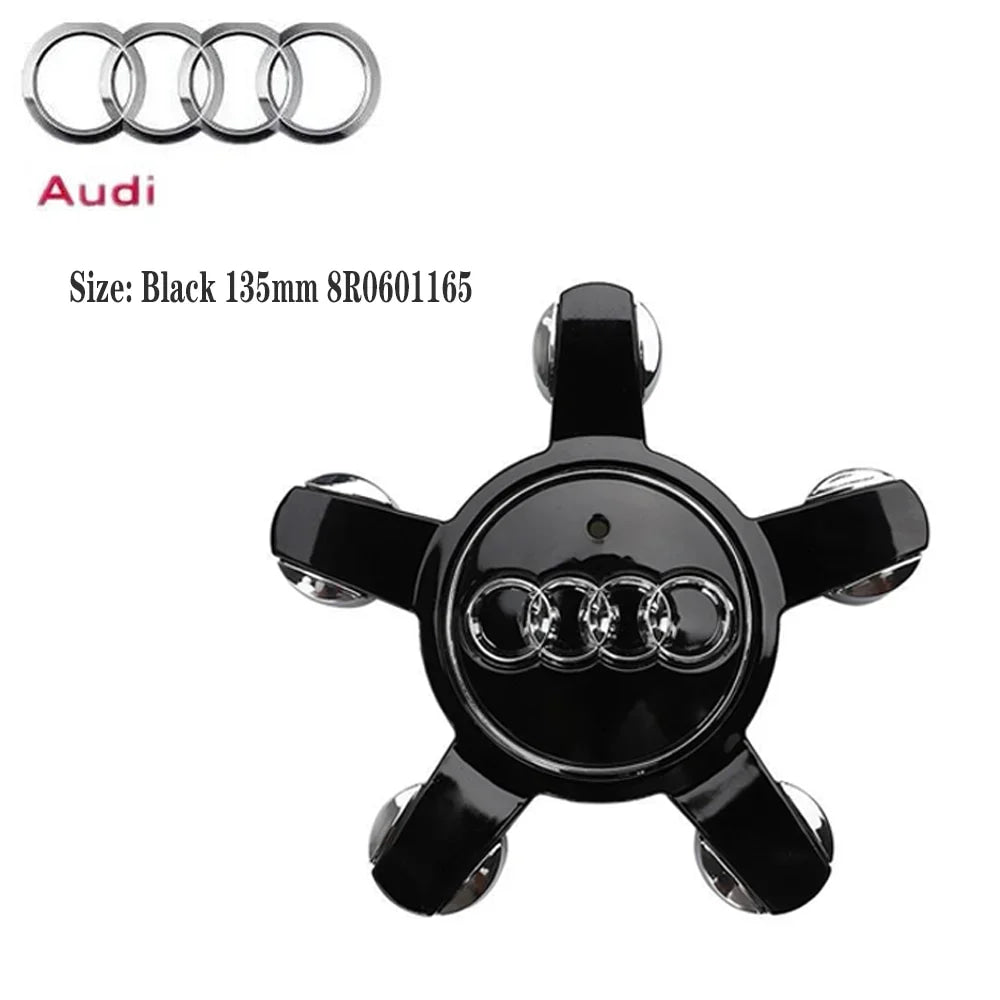 Car Wheel Center Cap Hub Covers 4pcs 60mm 61mm 68mm 69mm 135mm 4B0601170 4F0601165N A3 A4 A5 A6 A7 A8 S4 Q3 Q5 Q7 Accessories
