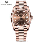 2025 New PAGANI DESIGN Men's Watch DD36 Rose Gold Luxury Automatic Watch For Men Mechanical Wristwatches Sapphire Mirror Clock