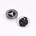 57mm Car Hood Emblem Badge Bonnet Emblem Stickers For Mercedes Benz Brabus AMG W124 W140 W163 W202 W203 W204 W210 W211 W205