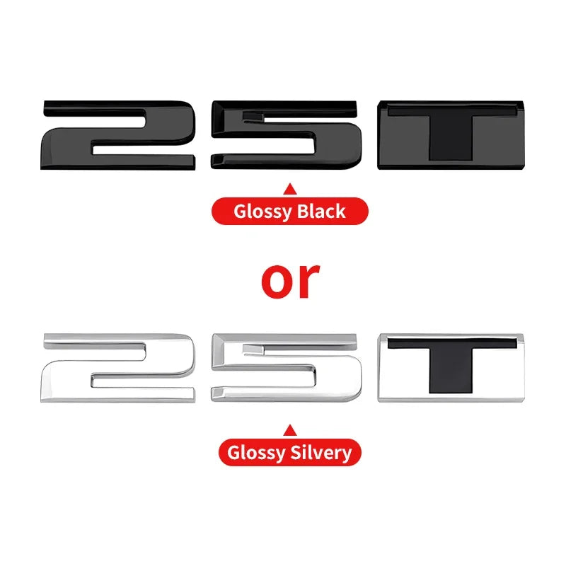 3D Car Rear Trunk Sticker Logo Letters Decals Badge For Cadillac CT4 CT5 CT6 CTS XT4 XT5 XT6 XTS ATS AWD 25T 28T 40T Accessories