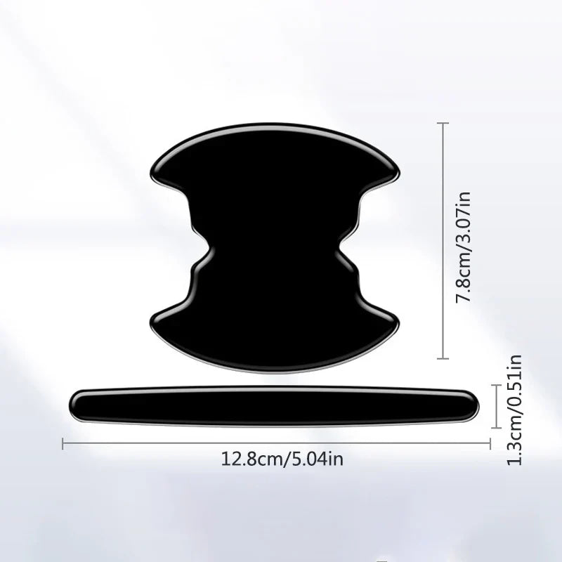 Car Door Handle Bowl Stickers Anti-collision Protector Stickers For Honda Mugen Power Civic Accords CRV Hrv Jazz CBR VTEC VFR