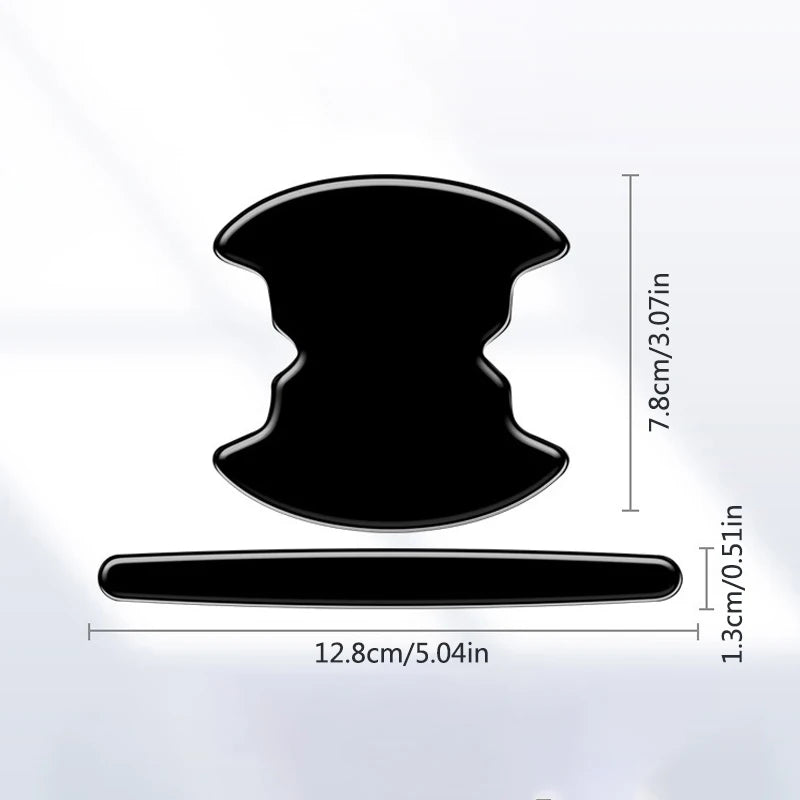 Car Door Handle Bowl Stickers Anti-collision Protector Stickers For Honda Mugen Power Civic Accords CRV Hrv Jazz CBR VTEC VFR