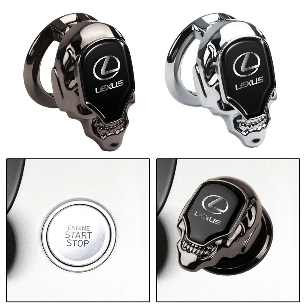 Car Interior Engine Start Stop Switch Button Cover Protective Accessories For Lexus LS IS350 ES300h ES300 IS250 IS220d NX350h RX