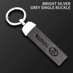 Car Key Case Bag Cover Shell For Toyota CHR Prado 2017 2018 Prius Camry Corolla RAV4 2017 2018 2019 2020 Protector Accessories