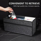 Car interior sticker Car Trunk Storage Box Foldable Felt Organizer Stowing Tidying Box For Toyota Corolla Camry rav4 Yaris hilux