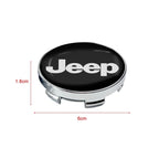 4Pcs 56/60mm Car Wheel Center Hub Cap Car Accessorie for JEEP Wrangler Grand Cherokee JK TJ Compass Renegade Patriot Trail Hawk