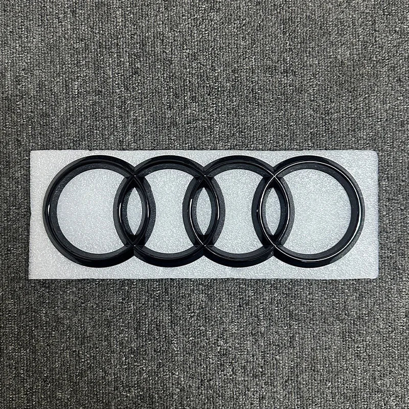 The new ABS letter 3D sticker Quattro Sline 2.0T is suitable for the modification of Audi A4 2008-2017 glossy black suitcase.