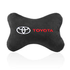 car sticker Headrest Cover Auto Seat Cover Head Neck Rest Pillow for Toyota camry chr corolla rav4 yaris prius auto Acc