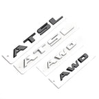 ATSL CT4 56 XTS AWD 25T 40T emblem mark car stickers for Cadillac XT4/5/6 rear tail 28T displacement refit labeling decals