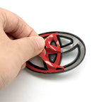 1PC ABS Car Steering Wheel Emblem Badge Sticker Compatible for Toyota Hilux Prius Avensis Auris Verso Corolla Camry Accessories