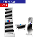 Bmw Foot Pedal Covers, Stainless Steel Rubber Anti-slip Pedals Are Suitable for BMW 3 Series BMW 5 Series X3 X5 From 2003 To 20