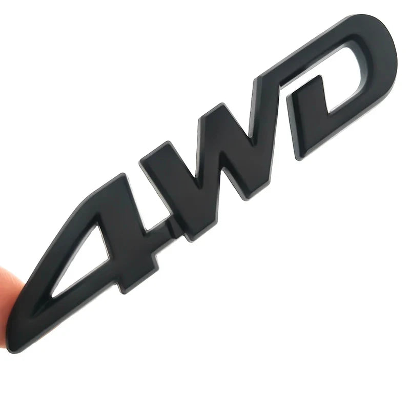 4WD Metal Sticker 3D Chrome Emblem 4X4 Badge Decal Car Styling for Honda CRV Accord Civic Suzuki Grand Vitara Swift SX4 Sticker