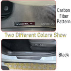 For Tesla Model Y Juniper 2025 2026 Front Rear Door Sill Guard Anti Scratch Dirt Resistant Threshold Strips Interior Accessories
