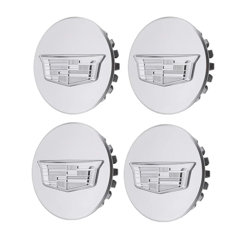66mm 4pcs Wheel Center Hub Cover Caps Accessories for Cadillac Escalade XT5 XT6 CT5 CT6 XTS CT4 Auto Tire Emblem Car Styling