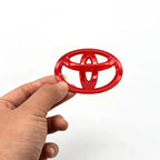 1PC ABS Car Steering Wheel Emblem Badge Sticker Compatible for Toyota Hilux Prius Avensis Auris Verso Corolla Camry Accessories