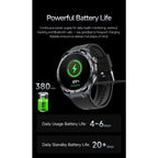 2026 New ECG AI Health Smartwatch for Men 1.53"AMOLED BP/Heart Rate Monitor BT Call IP68 Waterproof Smart Watch for Android IOS